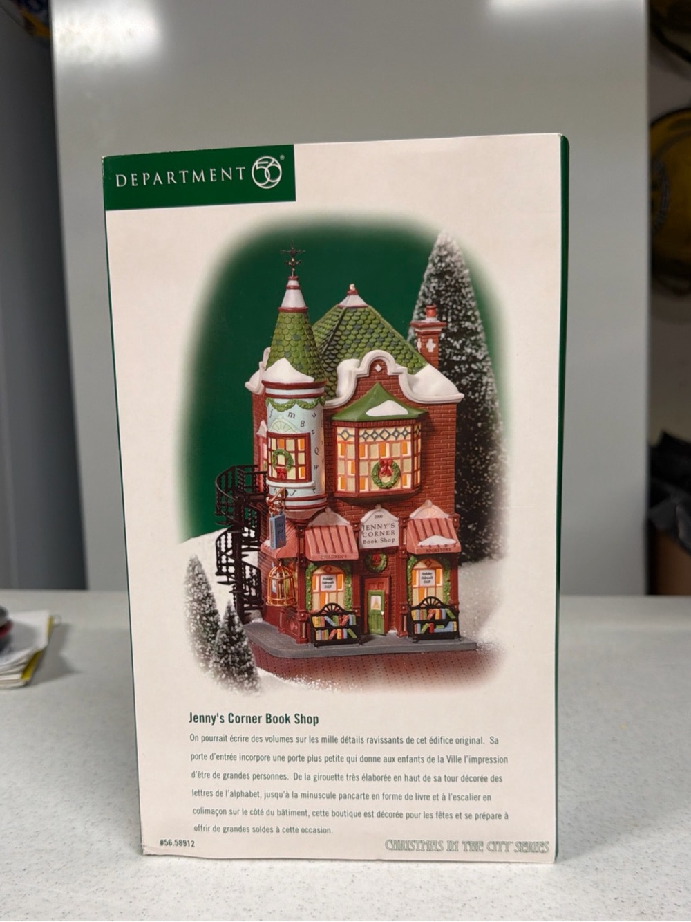 Department 56 Jenny’s Corner Book Shop #58912 New In Box